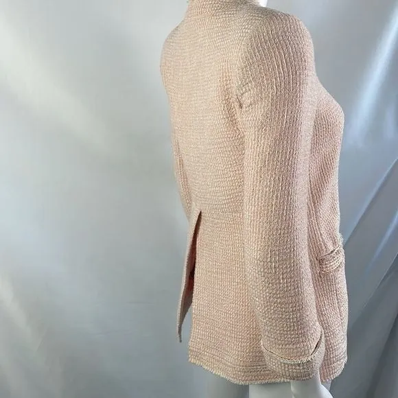 Alice  Olivia Pink Tweed 3/4 Jacket