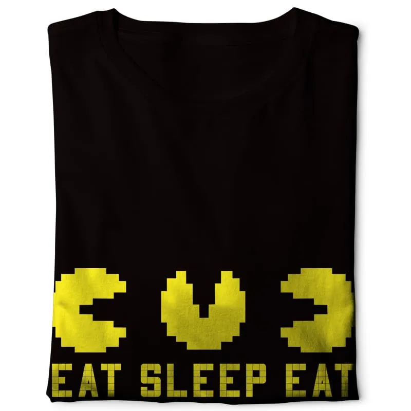 Pac Man Eat Sleep Eat - Digital Graphics Basic T-shirt black