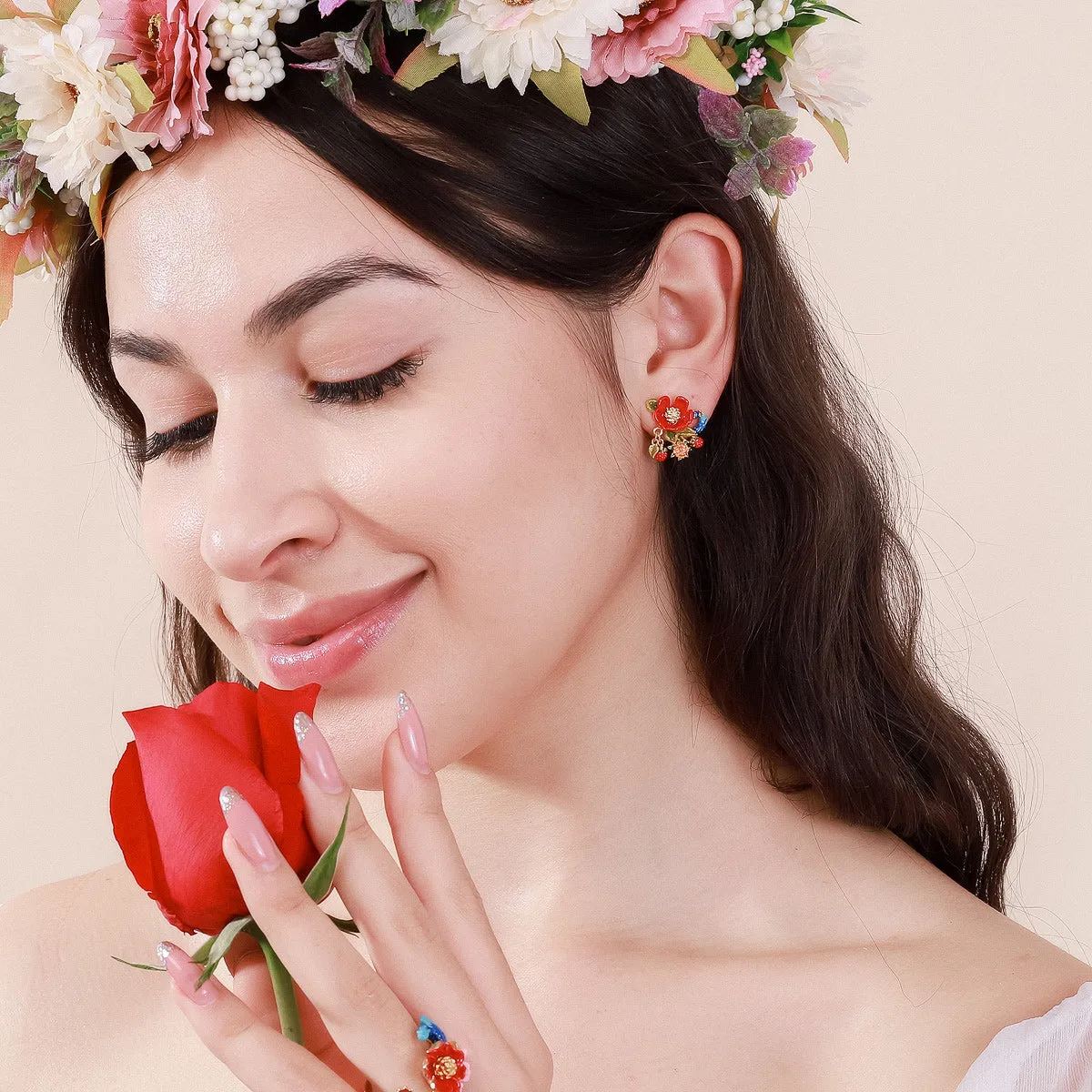 Peony Earrings