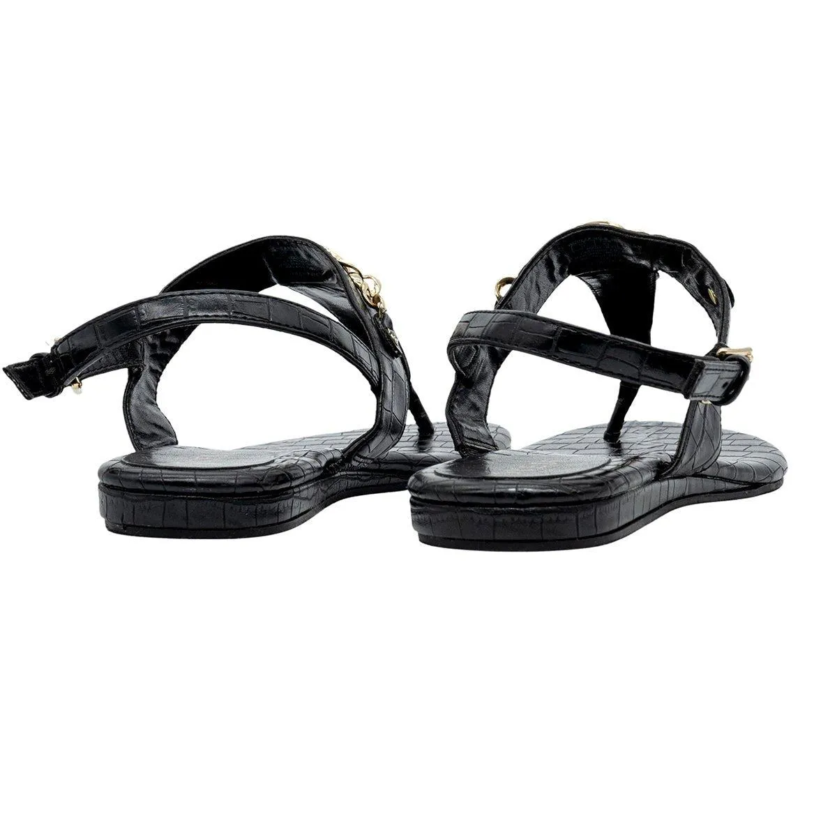 Guess Logo Chain Thong Sandals