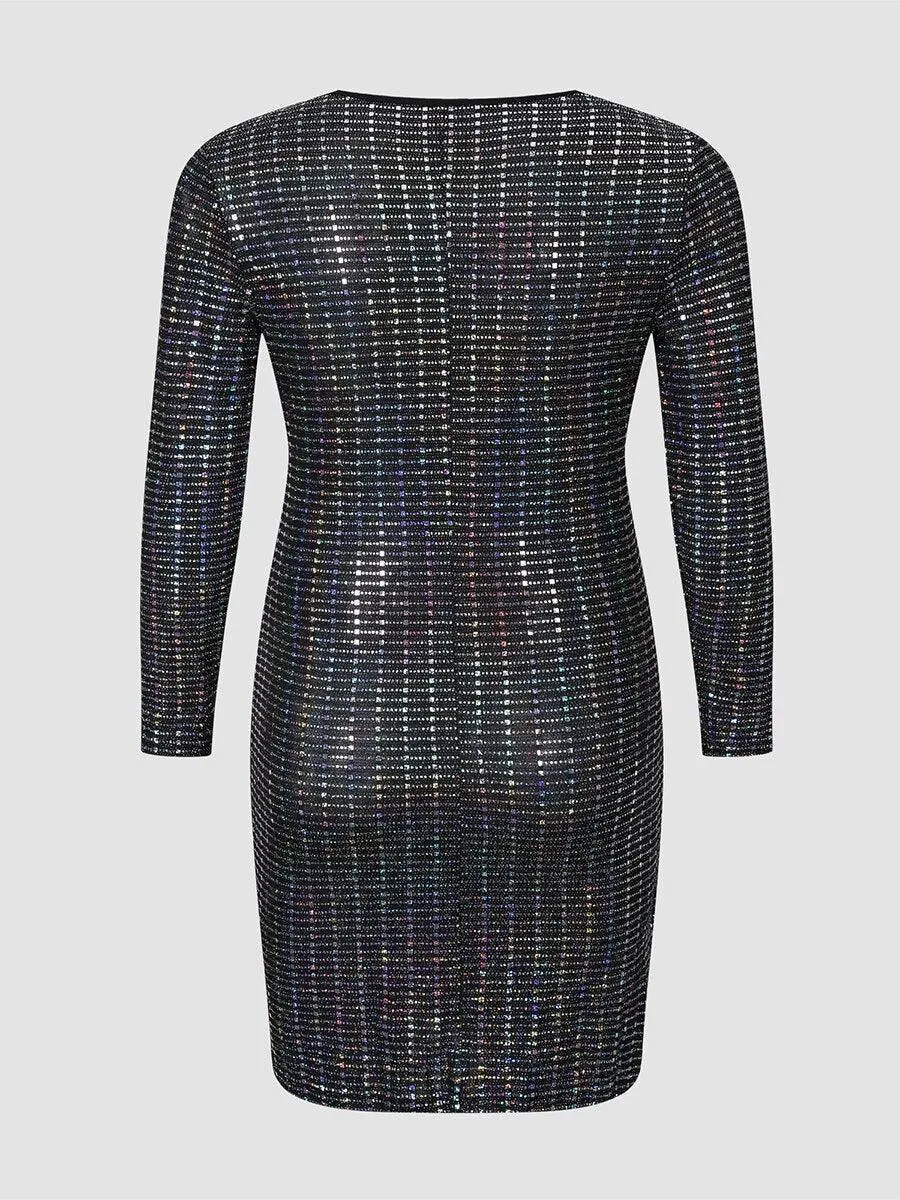 Bodycon Party Dress - Grey