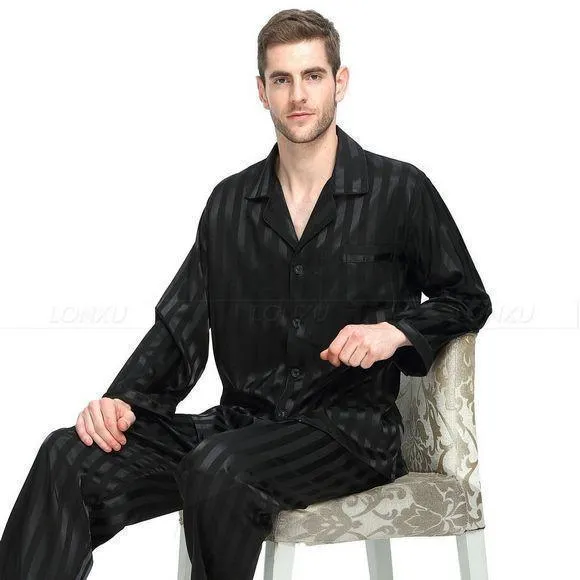 Cozy Stripes Men Pajamas Set