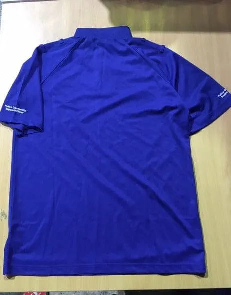 Police Community Support Wicking Top, Royal Blue, Men's Short Sleeve (Used - Grade A)