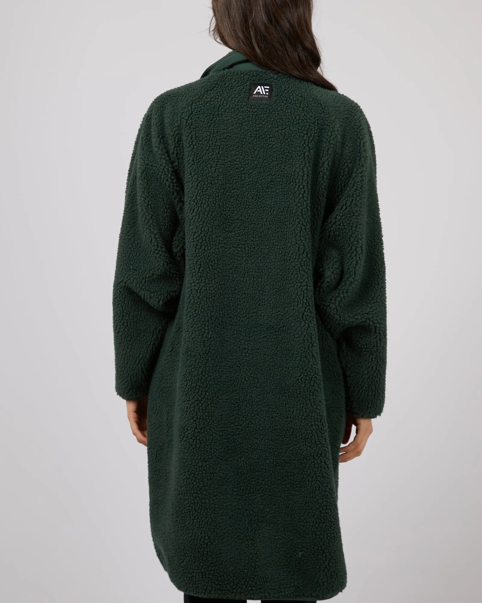 Active Longline Jacket Green