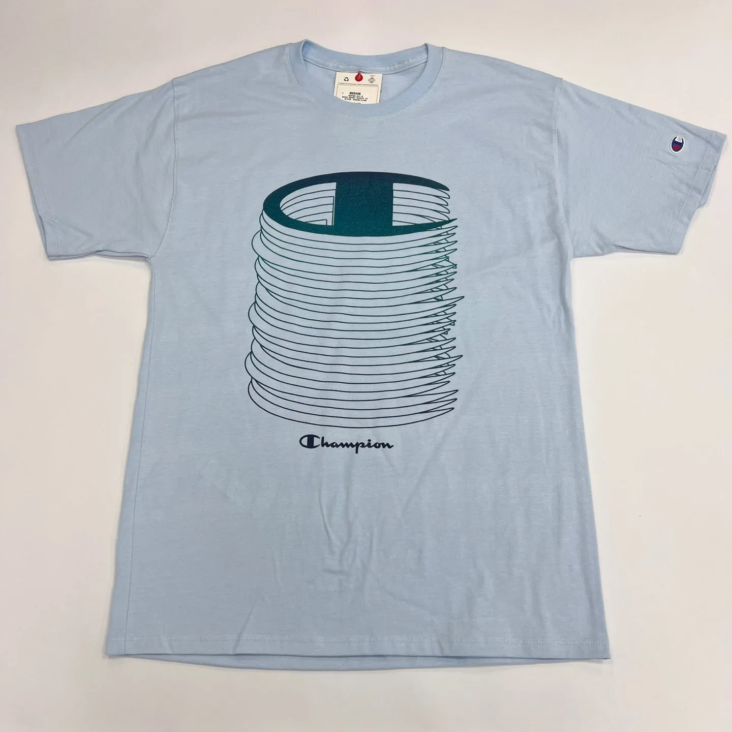 Champion Logo Stacked Graphic T-Shirt