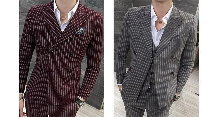 Richardson Three Piece Striped Suit