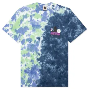 Records S/S Tee - Blue Corral