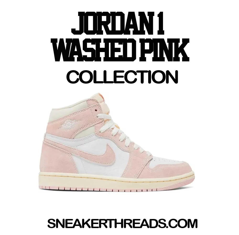 Retro 1 Washed Pink Sweater - Ballin Bear - White