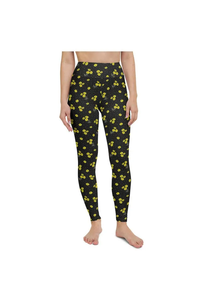 Daisies Yoga Leggings