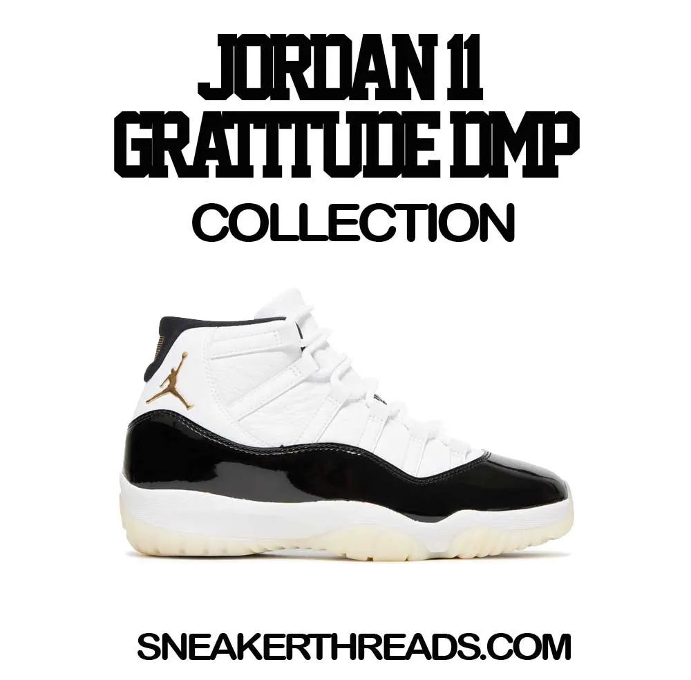 Retro 11 Gratitude Hoodie - Goat - Black