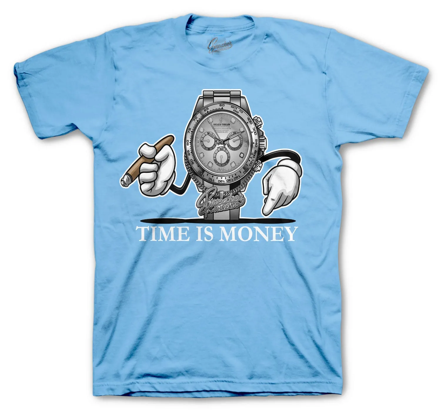 Retro 11 Legend Blue Shirt - Time is Money - Blue