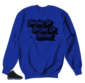 Retro 18 Royal Sweater - Blessings - Blue