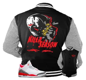 Retro 3 Fire Red Killa Season Jacket