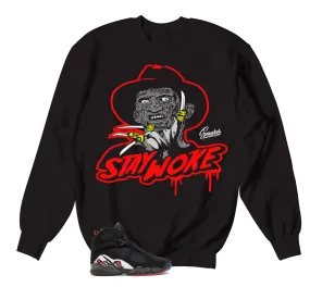 Retro 8 Playoffs Sweater -Stay Woke - Black