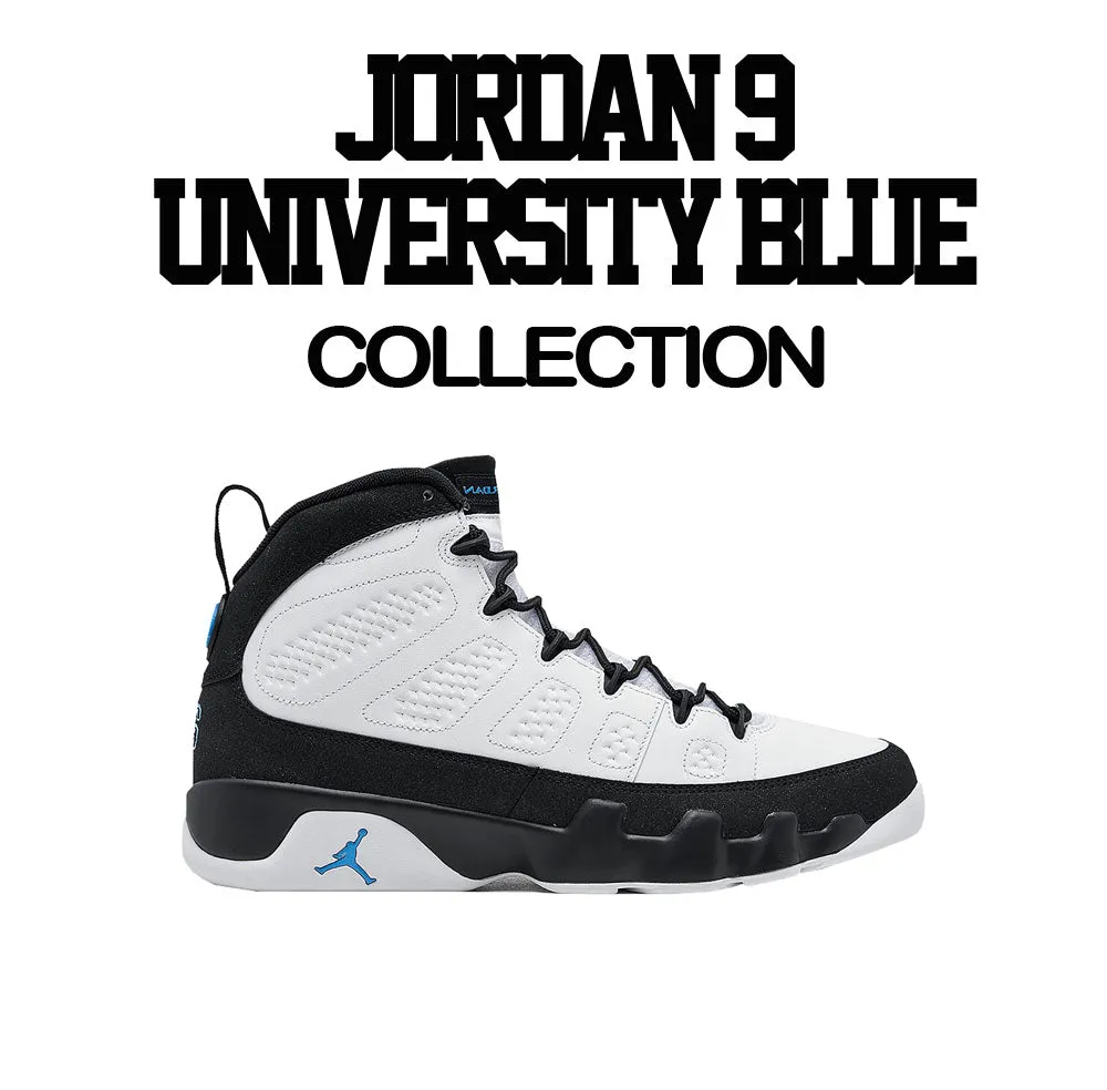 Retro 9 University Blue Sweater - Greatness - Black