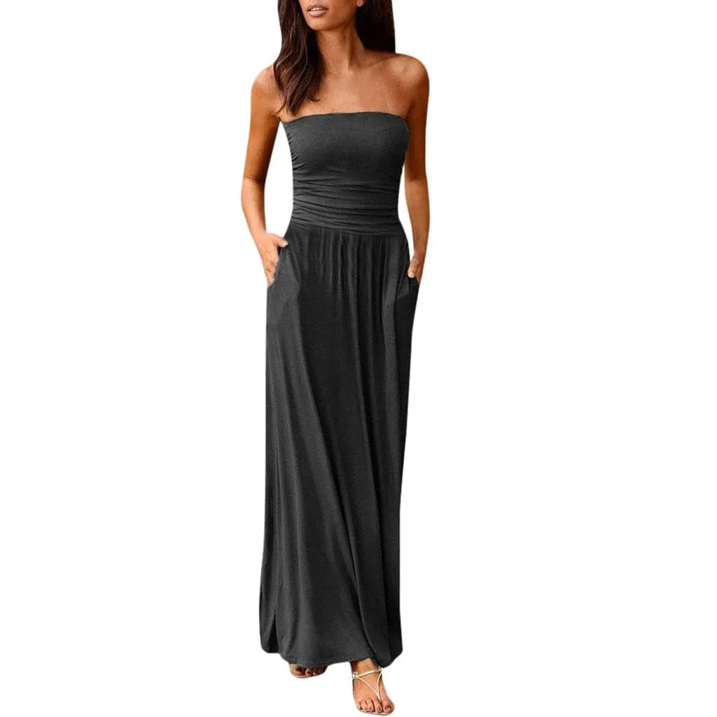 Michaela Bandeau Maxi Dress