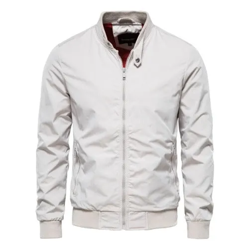 Stand Collar Bomber Mens Jackets