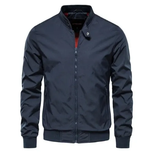 Stand Collar Bomber Mens Jackets