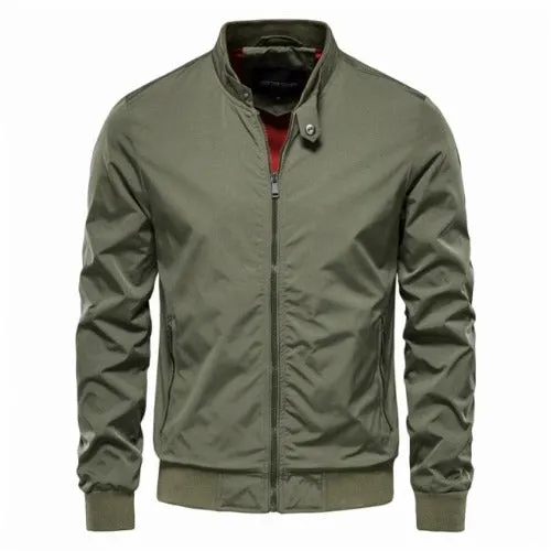 Stand Collar Bomber Mens Jackets