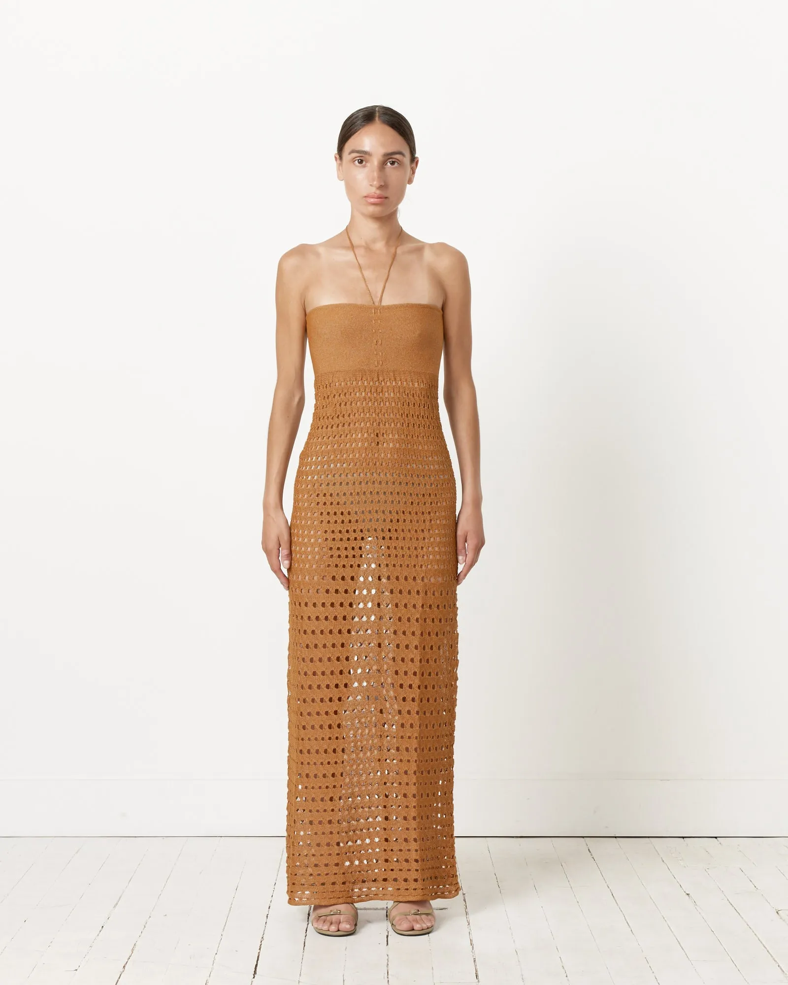 Marula Dress in Ochre