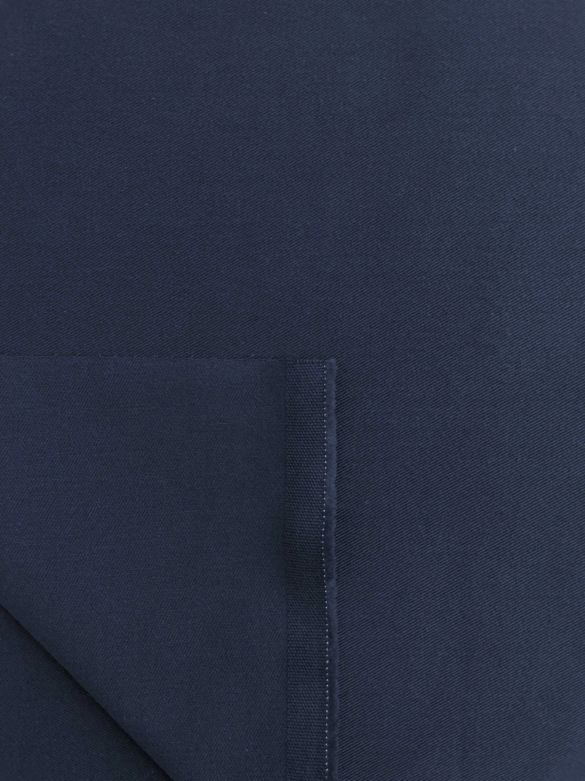 Sanded Organic Cotton 8oz Twill in Noah Navy