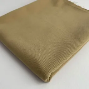 Sanded Organic Cotton Twill Fabric in Khaki