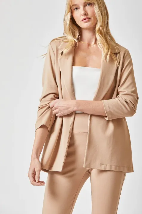 Magic 3/4 Sleeve Blazer - Khaki