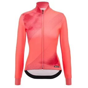 Santini Women's Pure Dye Thermal Long Sleeve 4W Jersey