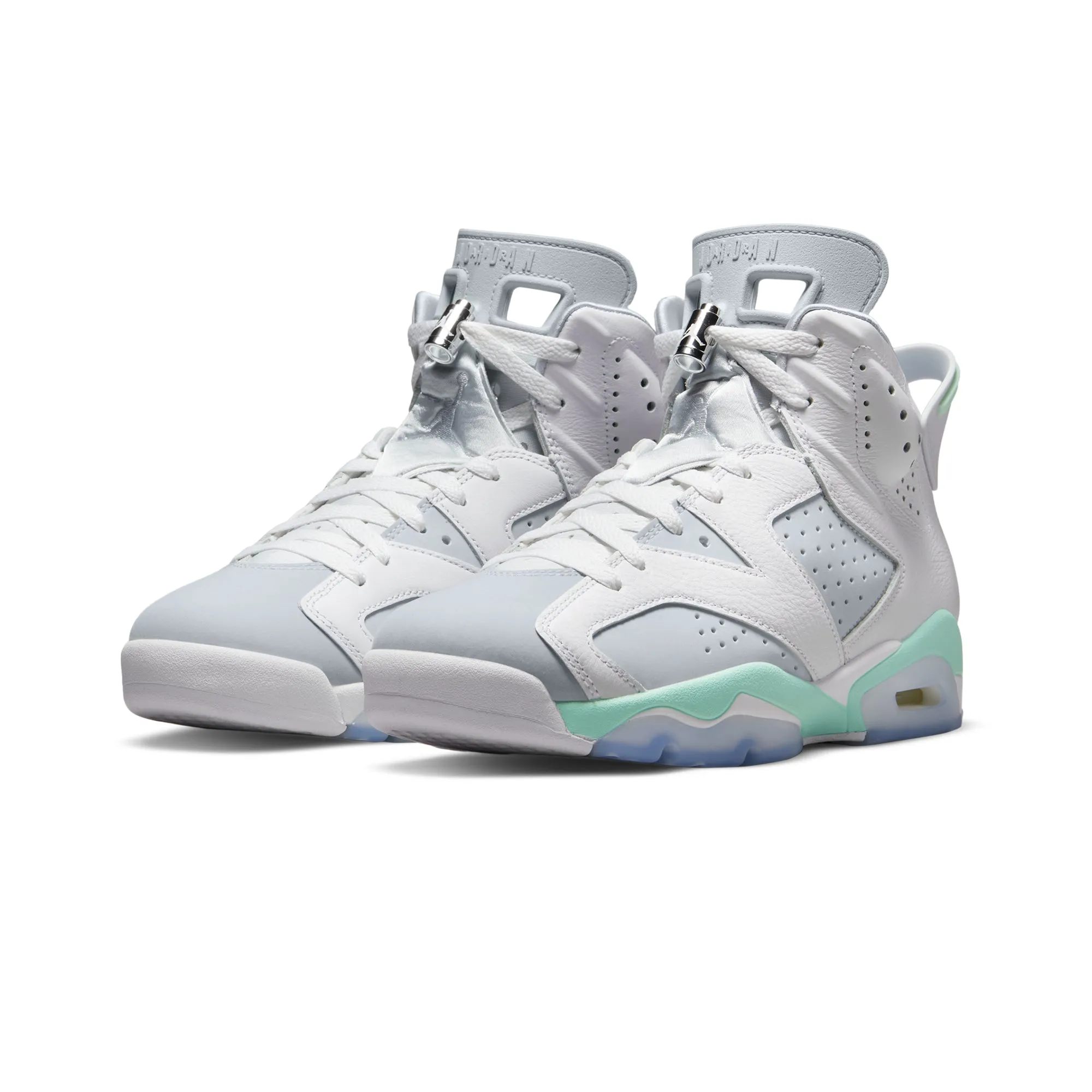 Air Jordan Womens 6 Retro Mint Foam Shoes