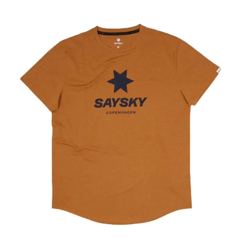 Saysky | Logo Combat T-Shirt | Heren | Yellow