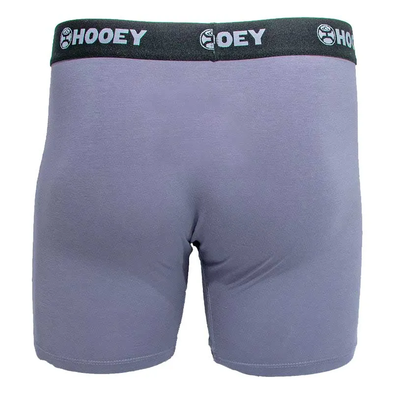 Hooey Men's Boxer Briefs Black & Grey 2 Pack