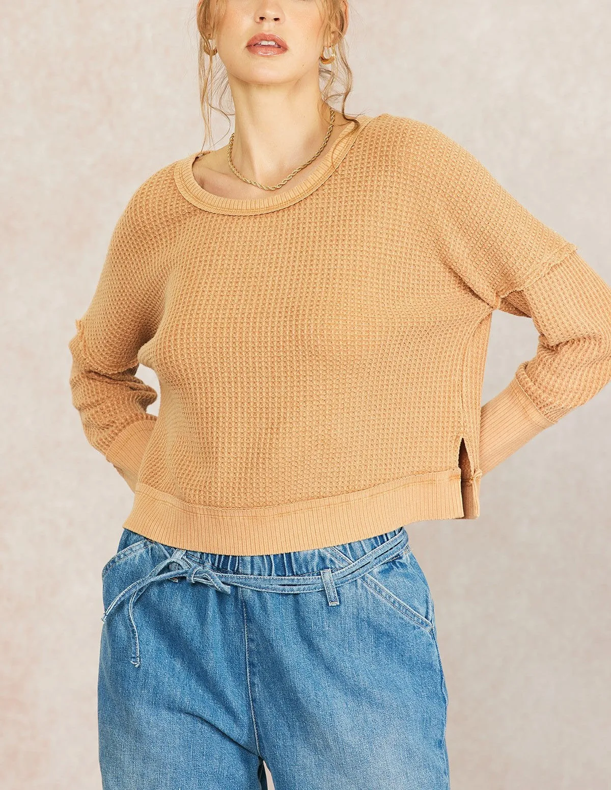 Sadie Waffle Knit Thermal