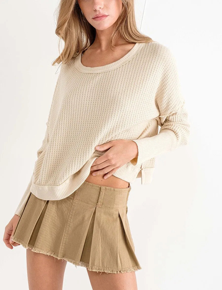 Sadie Waffle Knit Thermal