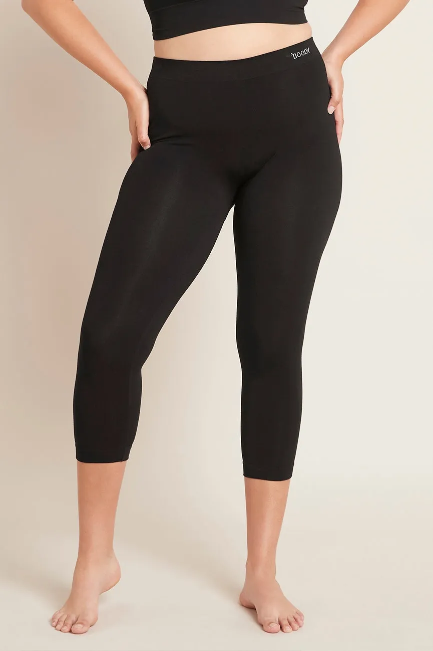 Bamboo 3/4 Length Legging - Black