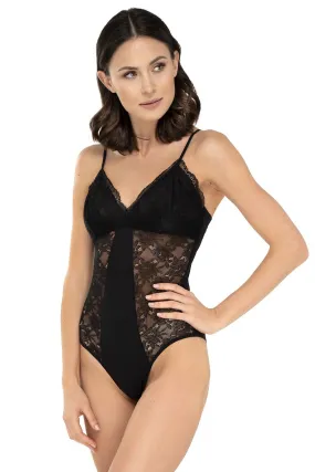 Shapewear Bodysuit Spaghetti Strap Black