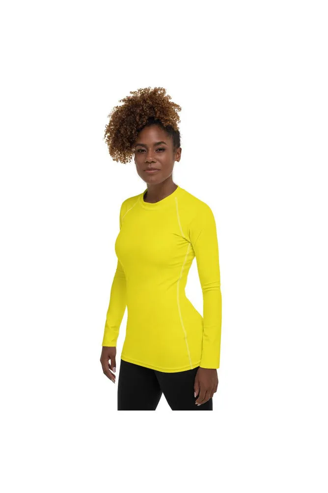 Yellow Women's Rash Guard