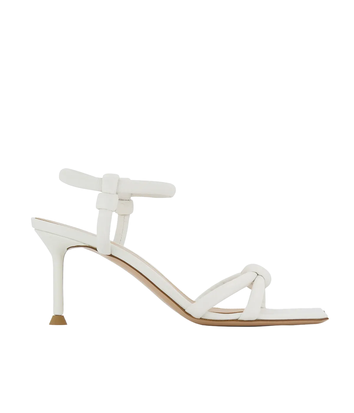 Juno Leather Sandal in White