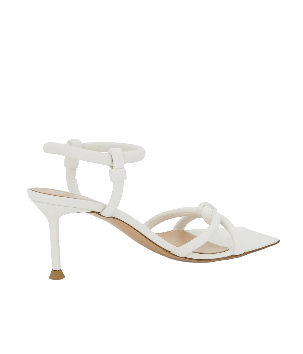 Juno Leather Sandal in White