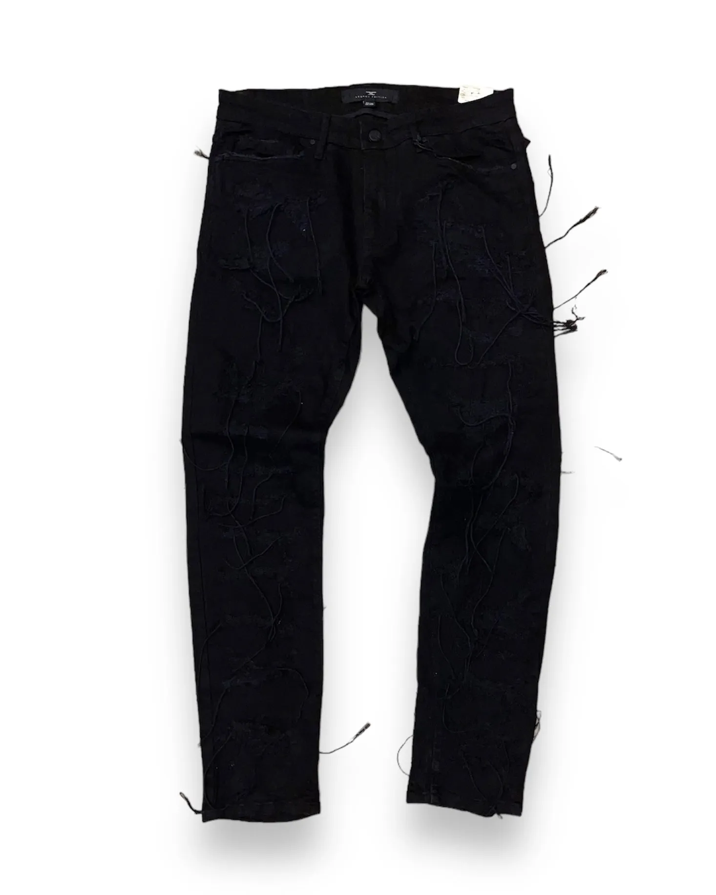 Heavy Shredded Skinny Jean