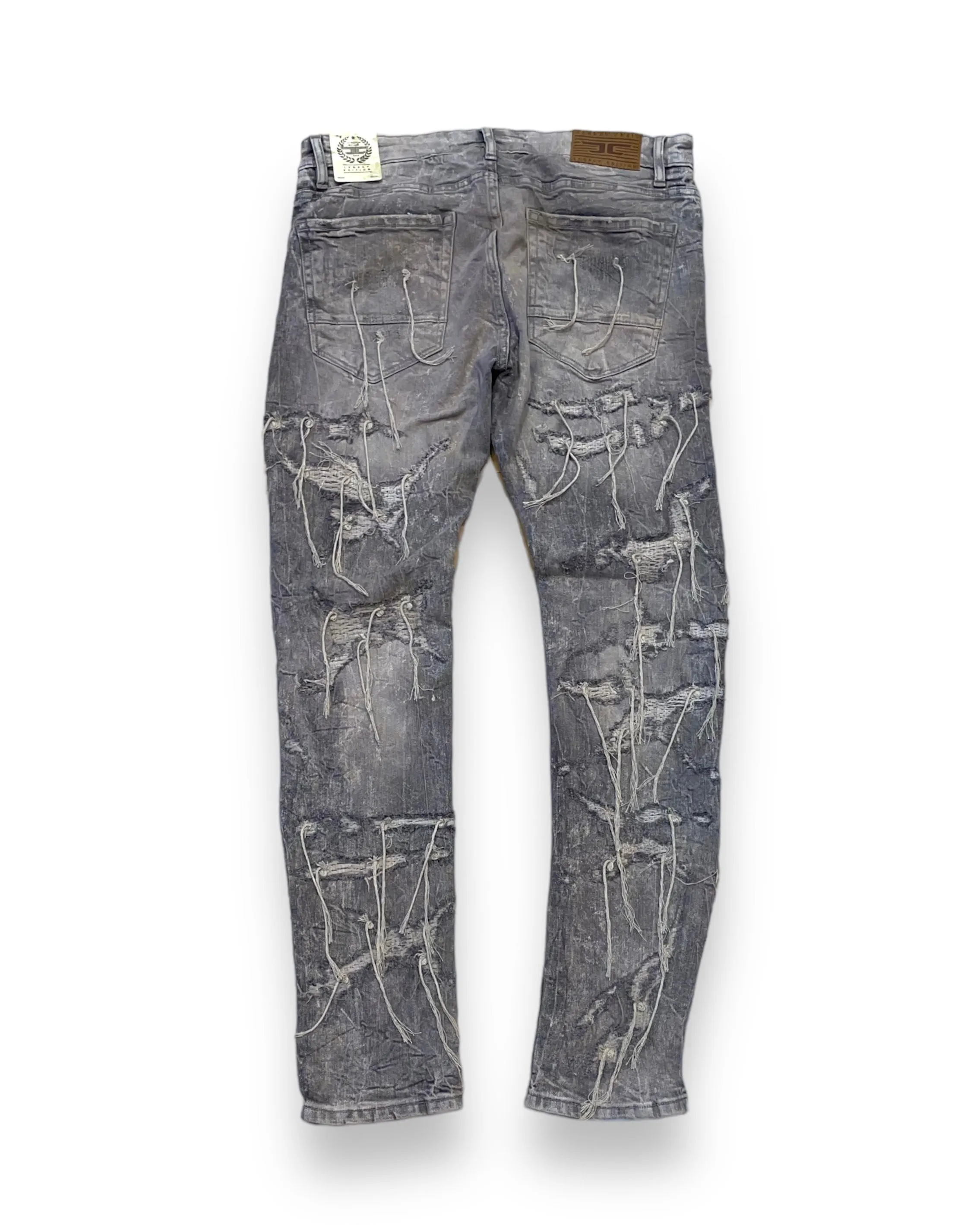 Heavy Shredded Skinny Jean