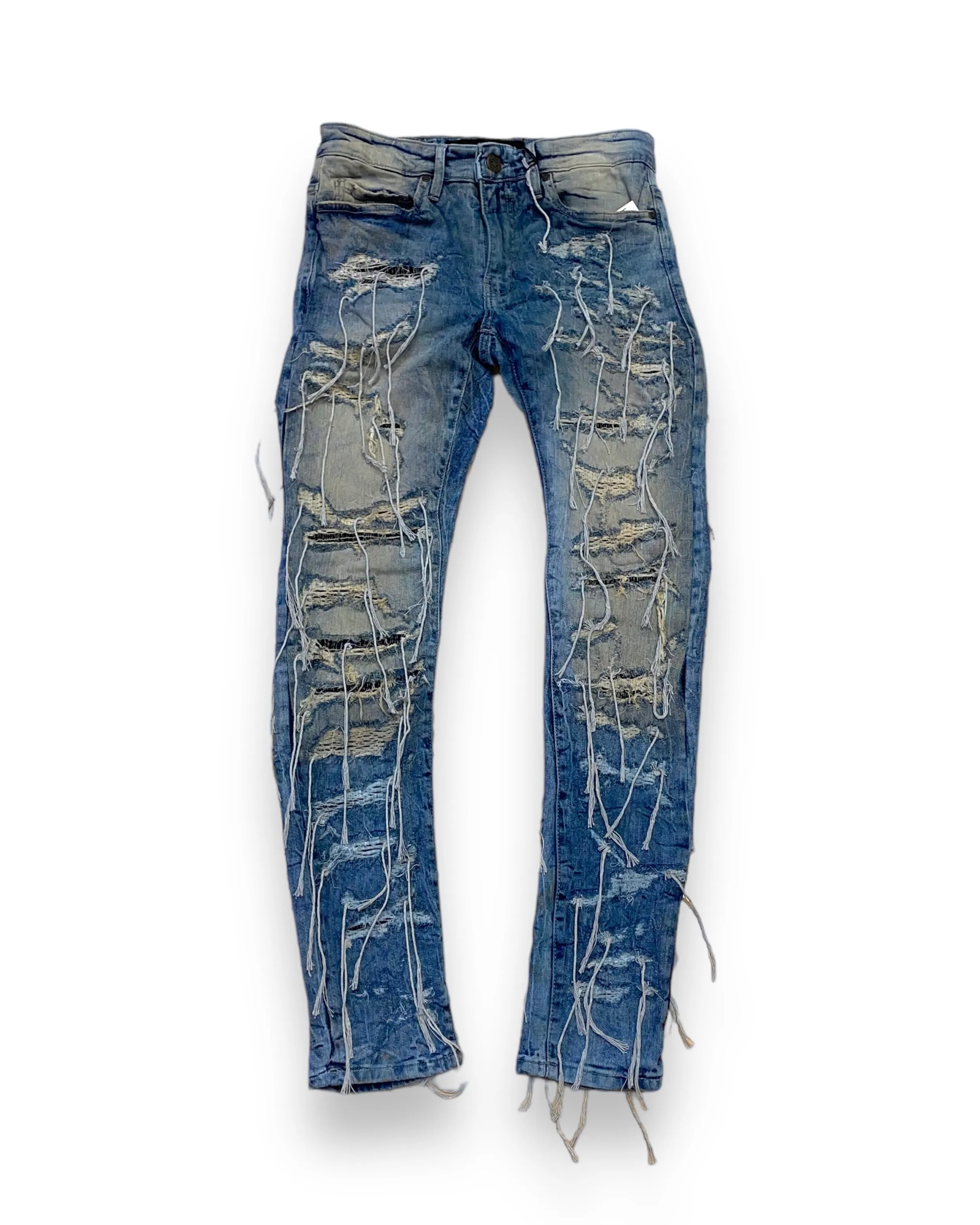 Heavy Shredded Skinny Jean