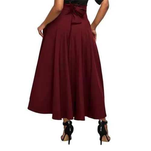 Women Maxi Skirts With Pockets