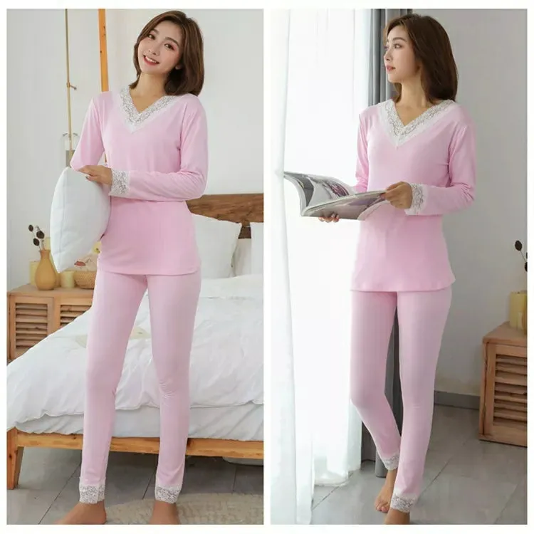 Ladies Fashion Full Sleeves Nightdress Sleepwear T245