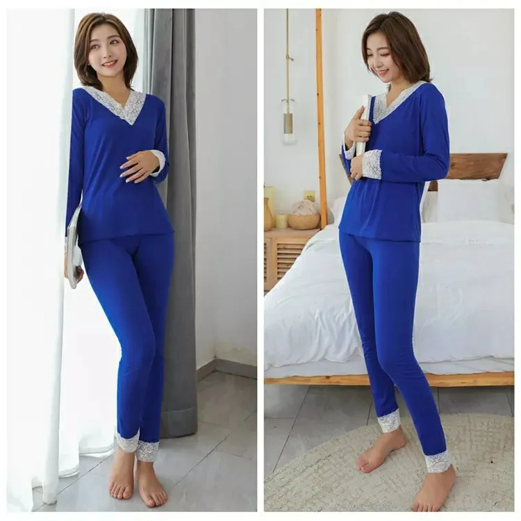 Ladies Fashion Full Sleeves Nightdress Sleepwear T245