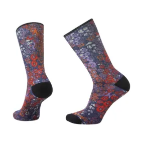 Smartwool Women's Athletic Meadow Print Crew Socks - Navy