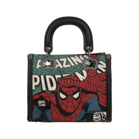 Spider-Man Tapestry Black Handbag