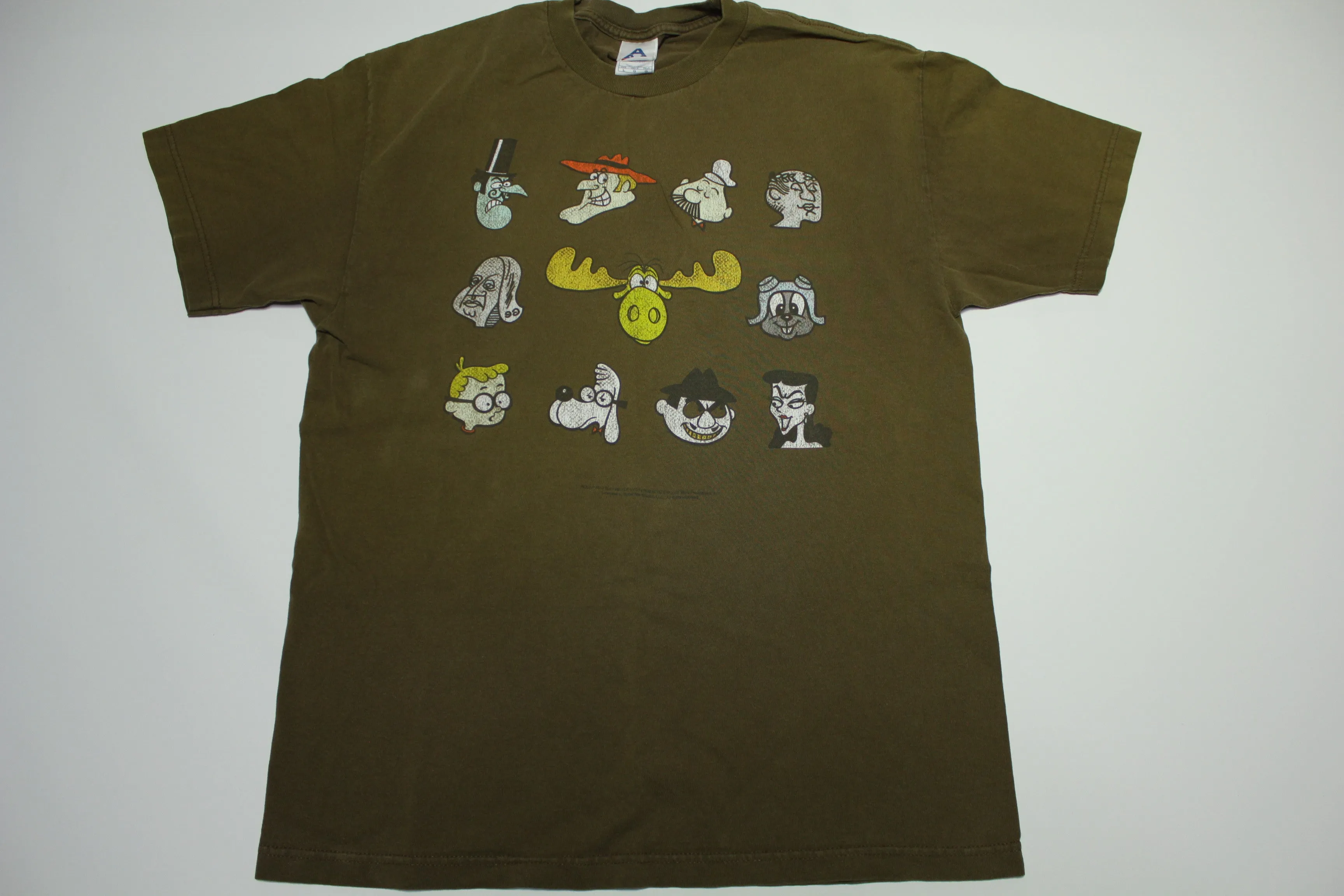 Rocky & Bullwinkle Friends 2007 Promo Cartoon T-Shirt