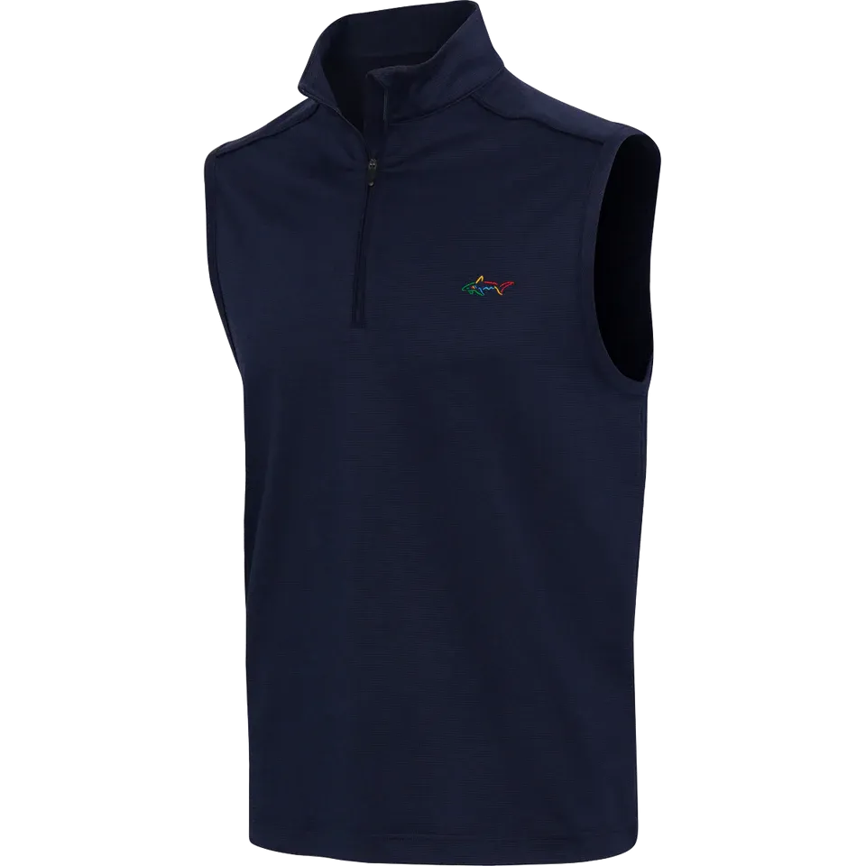 GREG NORMAN Double Knit Peached Golf Vest