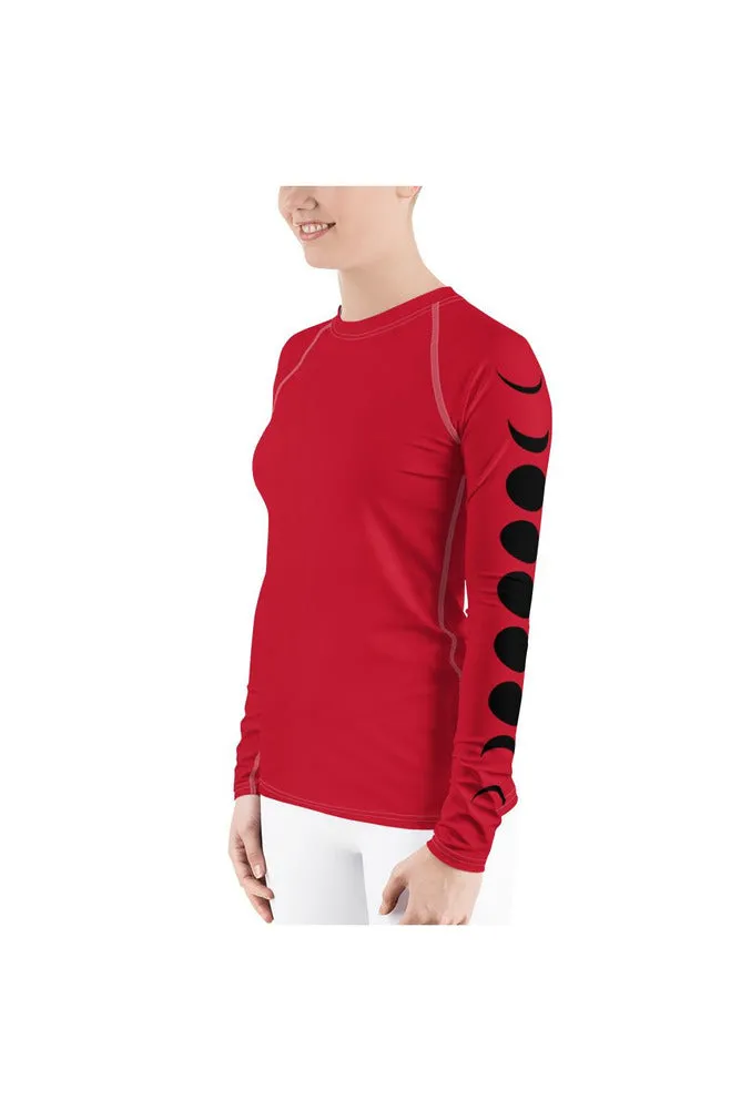 Lunar Phases Women's Rash Guard