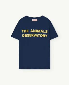 The Animals Observatory WOMAN | Orion T-Shirt- Navy